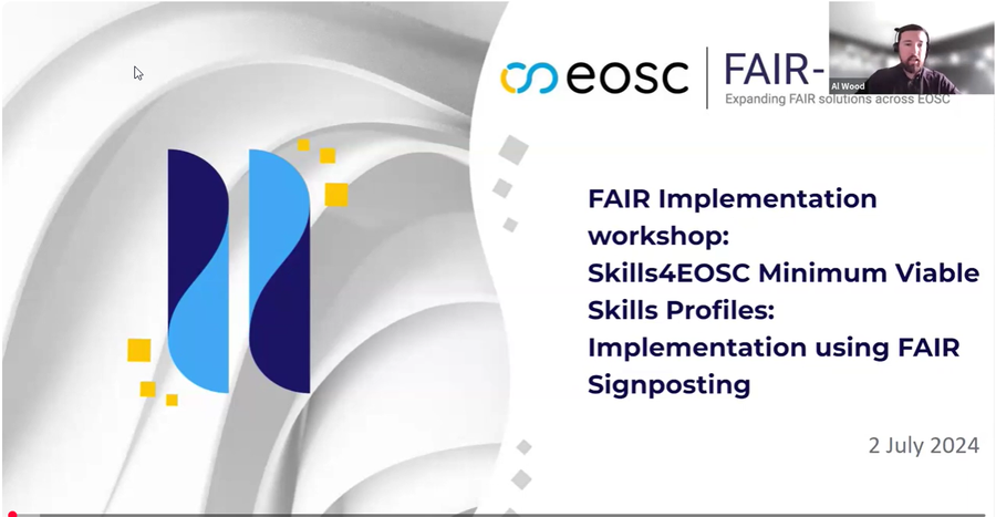 Skills4EOSC Minimum Viable Skills Profiles Implementation using FAIR Signposting